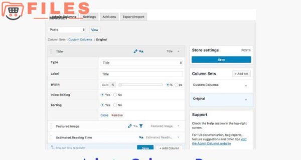 Admin Columns Pro
