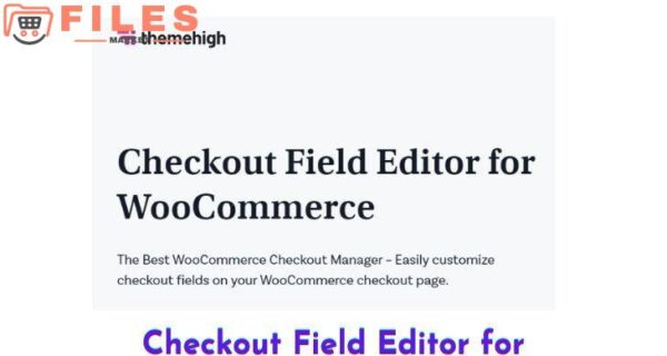 Checkout Field Editor for WooCommerce Pro