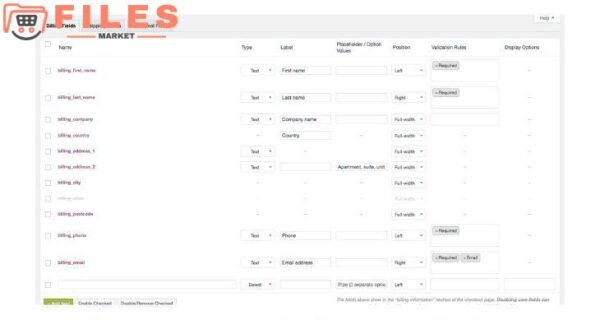 WooCommerce Checkout Field Editor