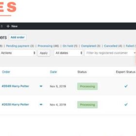 WooCommerce Export Orders